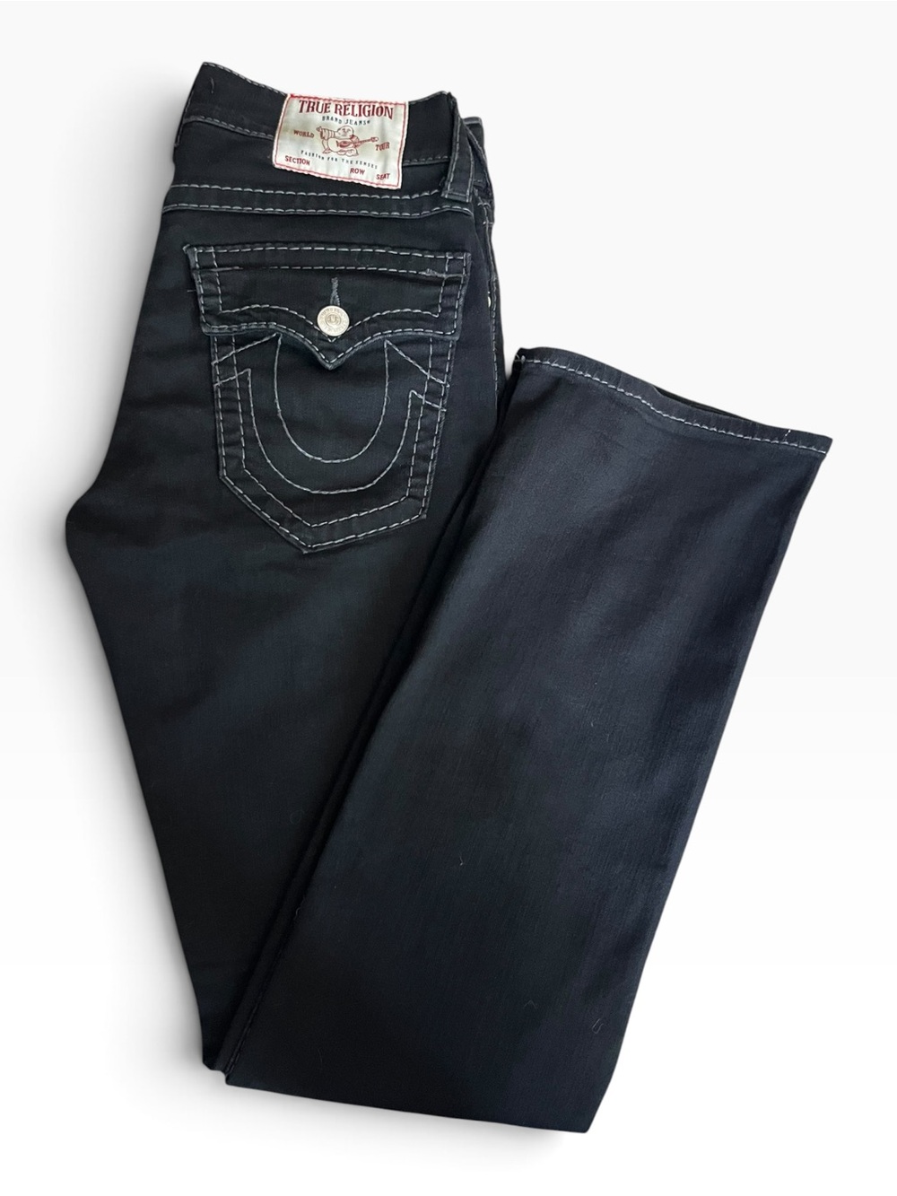 True Religion Men’s Black Bootcut Jeans
